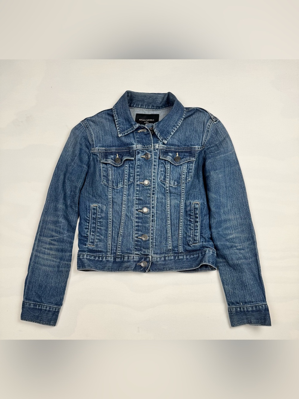 Banana Republic Stretch Denim Jacket Blue Women’s S